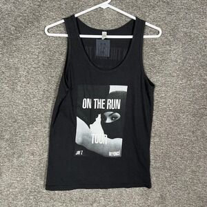 OTR Tank Top Mens Small Black On The Run Tour Jay Z Beyoncé Concert Music